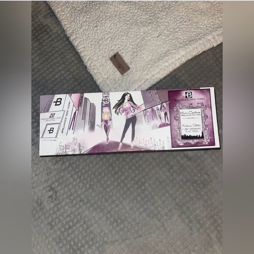 Brilliance New York Fashion Setter 1.25” Ceramic Flat Iron ~ New